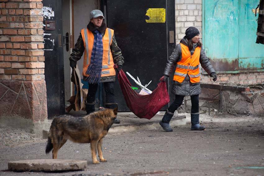 Ukrayna'dan yürek yakan savaş görüntüleri 31